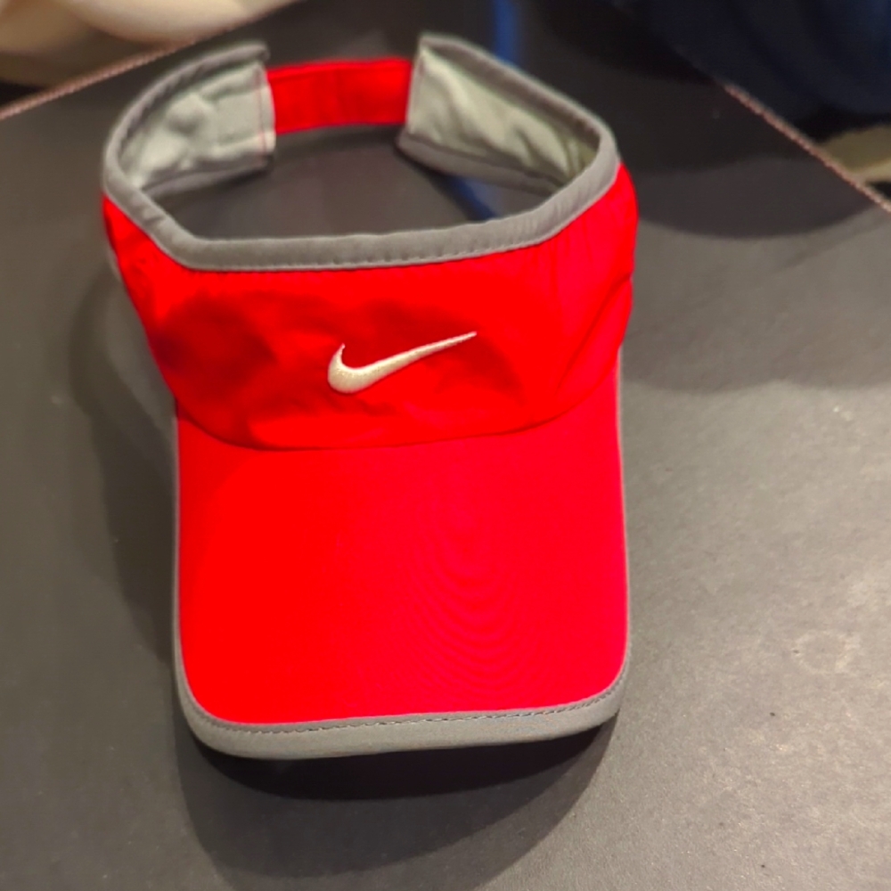Nike Red Visor Hat